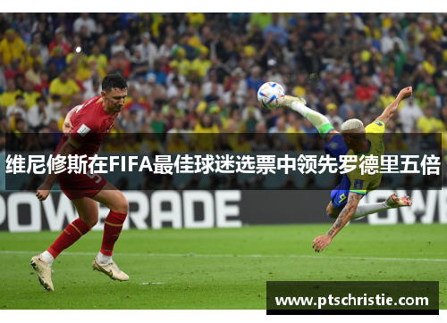 维尼修斯在FIFA最佳球迷选票中领先罗德里五倍